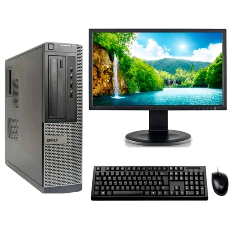 KIT COMPUTADOR 19 POLEGADAS DELL HP LENOVO CORE I3 3ª OU CORE I3 4ª 4GB HD 500GB RODA JOGOS Windows 11