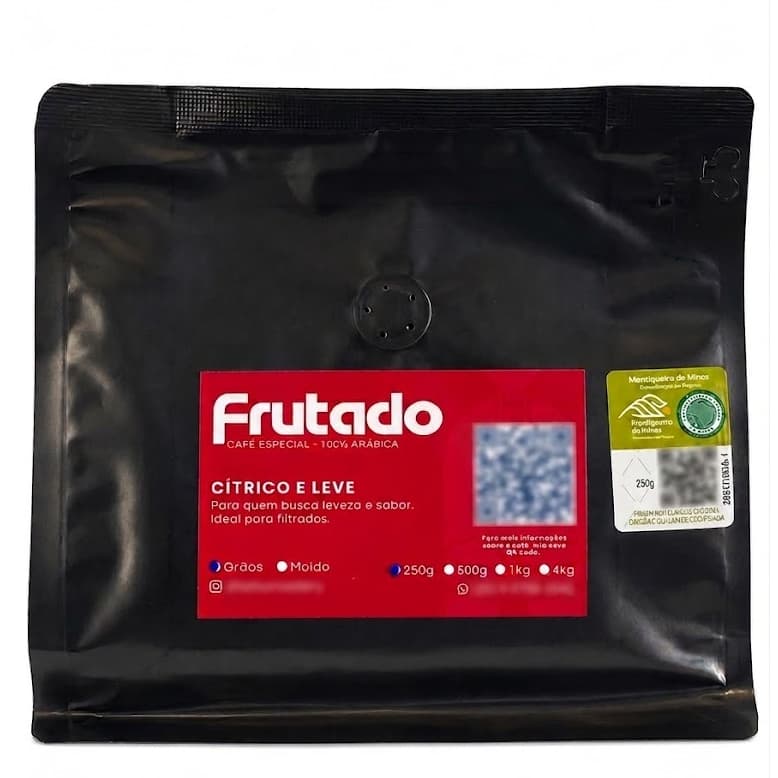 Café Especial - 100% Arabica - Em grãos - 250 gramas - Frutado - Hatsu Roastery