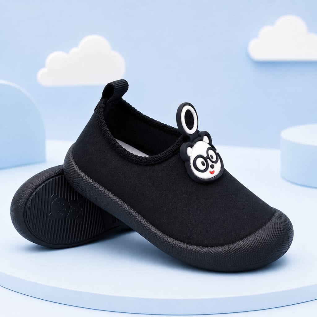 Tênis Infantil Calce Fácil Liso Bebê Antiderrapante Confortável Casual Macio Leve Dia Dia Pandoka