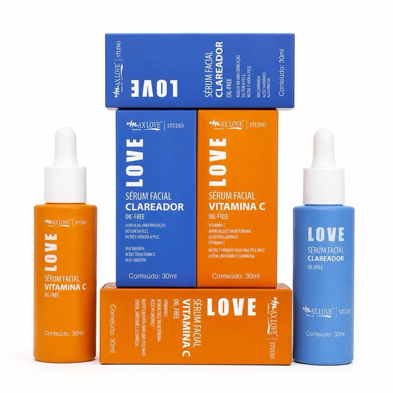 Sérum Facial Max Love 30ml Vitamina C e Clareador