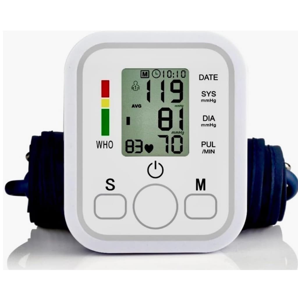 Medidor De Pressão Arterial Digital De Braço Arm Style - Aparelho De Pressao Portátil Digital Elétrico De Braço - Modelo