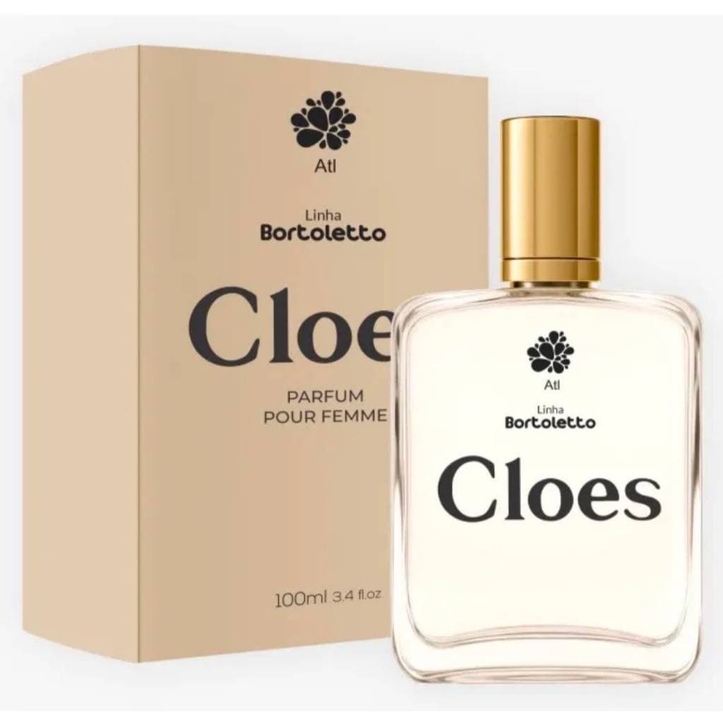 Fragrância Cloes 100 ml Perfume Feminino Importado Fixação Extra - Bortoleto Atl.