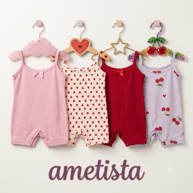 kit 4 Macaquinho Body Bebê Menina Roupa de Bebe Menina Macacão Infantil Moda Feminina Verão Algodão