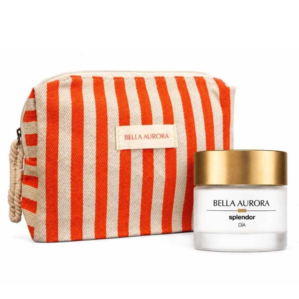 Kit Splendor Creme Anti-idade Dia FPS20 + Necessaire Bella Aurora Laranja