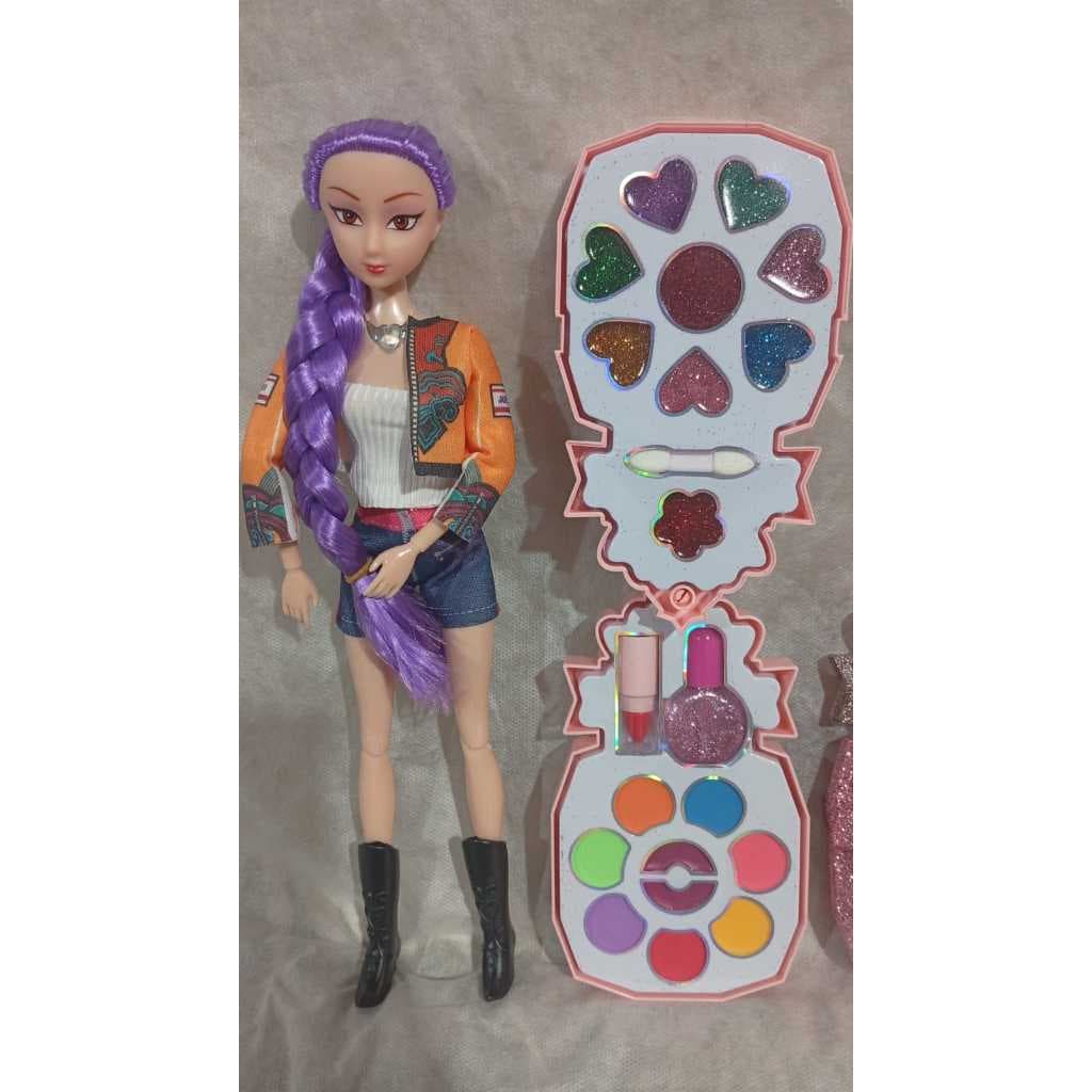 Boneca Kpop com Maquiagem Rumi articulada musical Presente Barato Lançamento