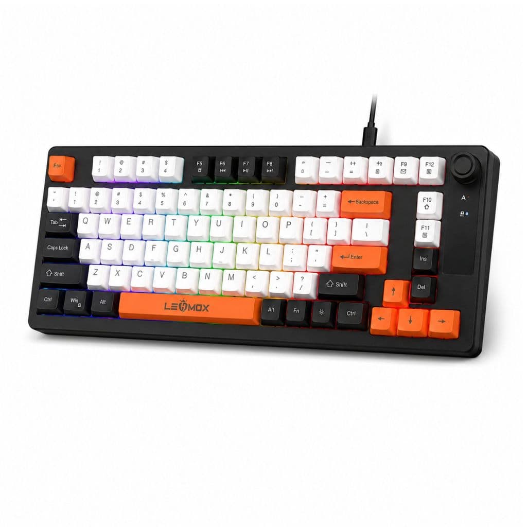 Teclado Gamer Profissional Iluminado 65% Ergonômico Home Office Com Fio Compacto Menor PC Notebook PS5 Ps4