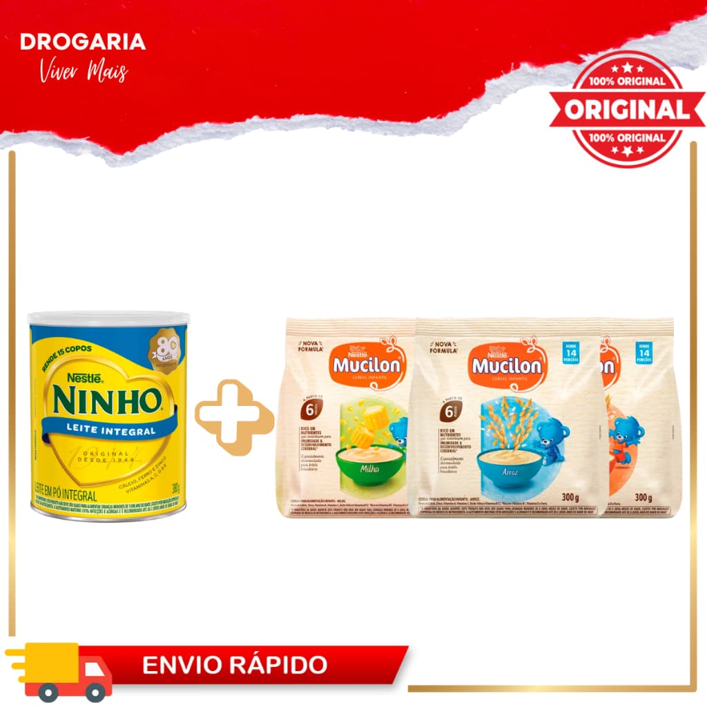 Kits Ninho + Mucilon – Alimentação Infantil - Escolha O Seu