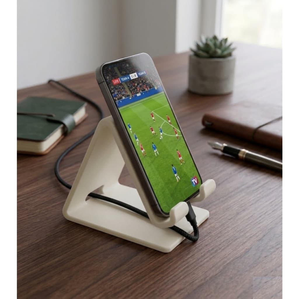 O Melhor Suporte De Celular Mesa Universal Resistente Base P/ Smartphone iPhone Xiaomi Samsung Preto Branco Premium