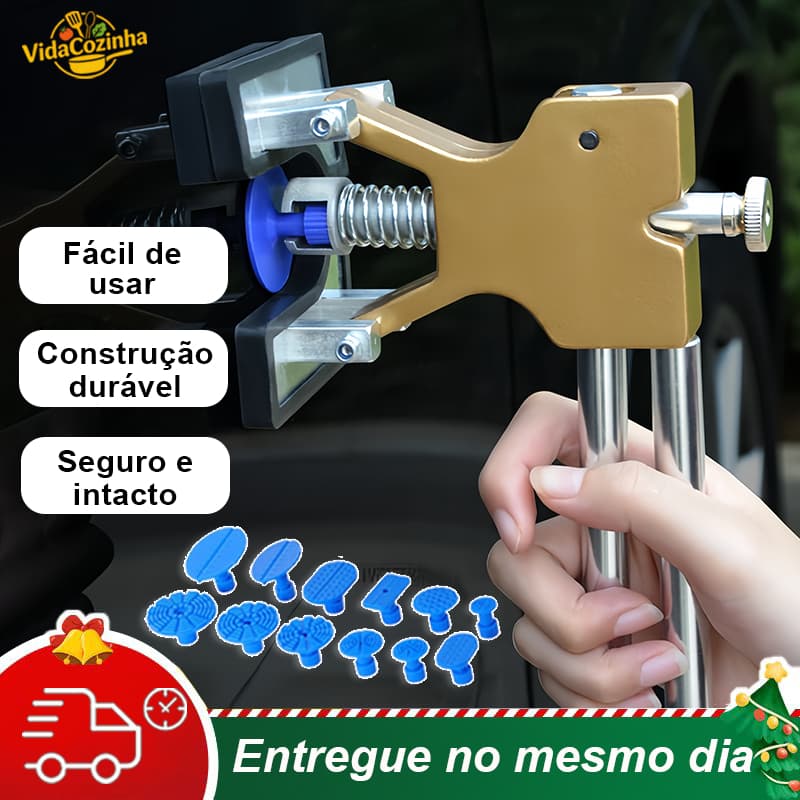 Kit Ferramentas De Reparo Remoção Amassados Carro Manual Recuperação Rápida Automotiva🚗