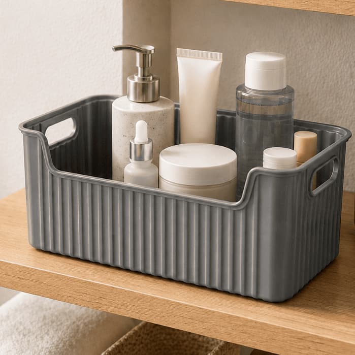 Organizador de Geladeira 2 Litros BPA FREE Multiuso Para Armário Cozinha Banheiro Gaveta