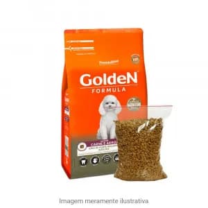 Ração para cachorro Adulto Golden Formula Mini Bits 1kg - Saúde Oral e Digestiva, Sabor Irresistível