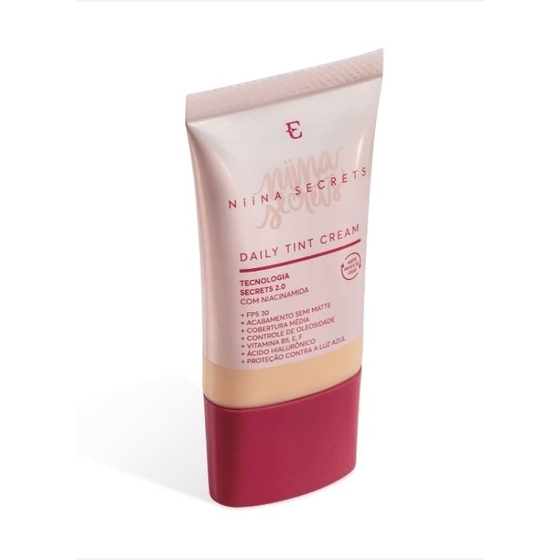 Base líquida Niina Secrets Daily Tint Cream COR 03 25ml Eudora