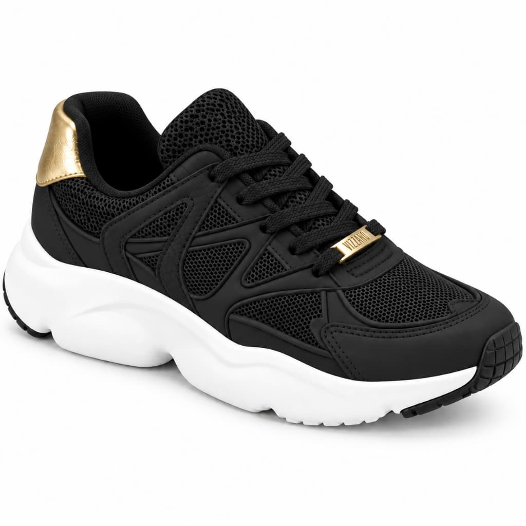 Tênis Feminino Vizzano Original Esportivo Chunky Confortável Respirável Leve Casual Moderno Lindo
