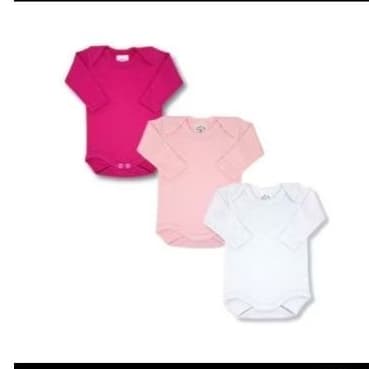 kit 3 bodys suedine 100% algodão,Kit enxoval para maternidade para bebê menino ou menina recém nascido costura reforçada