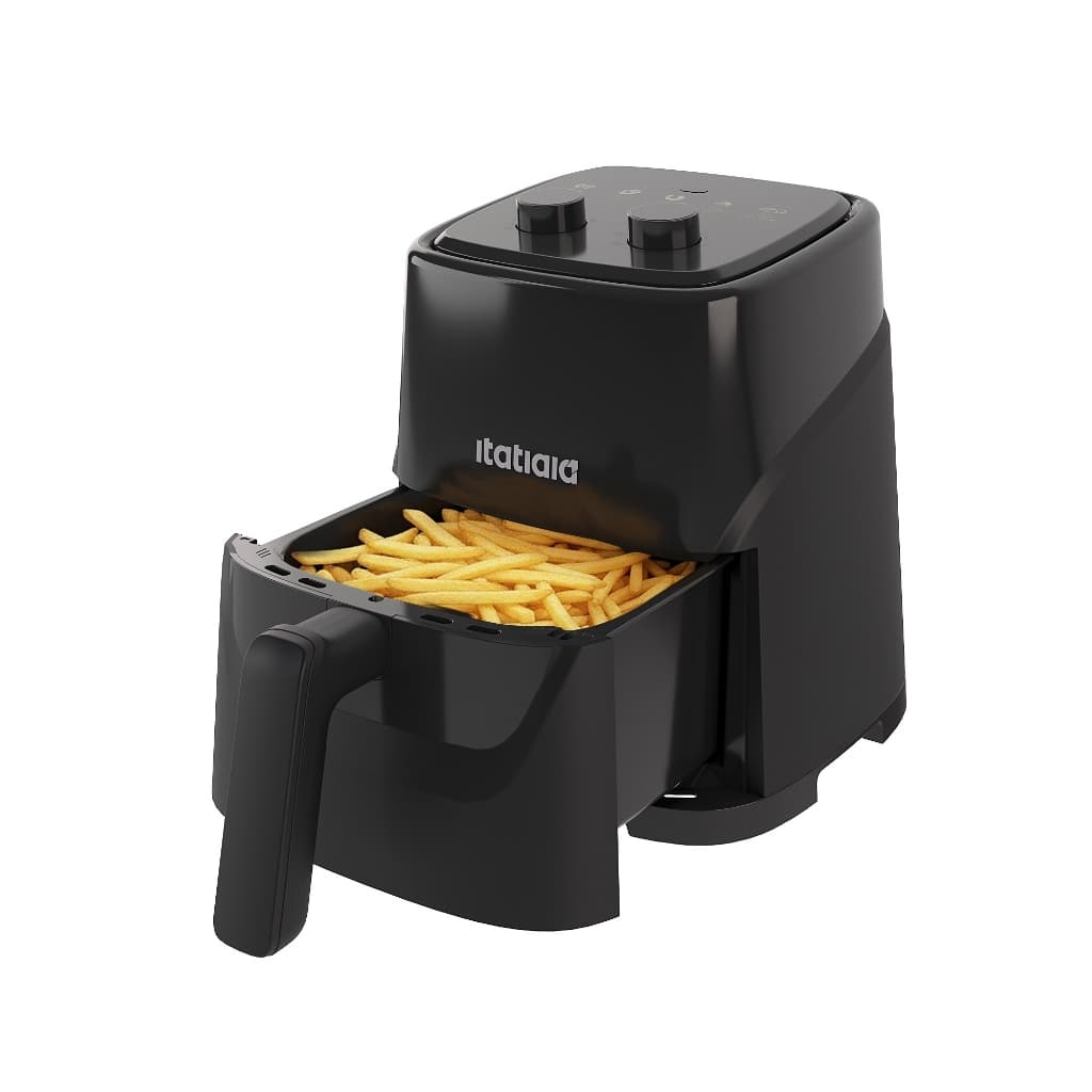 Fritadeira Air Fryer Itatiaia 3,5L 1400W Preta 127V Sem Óleo