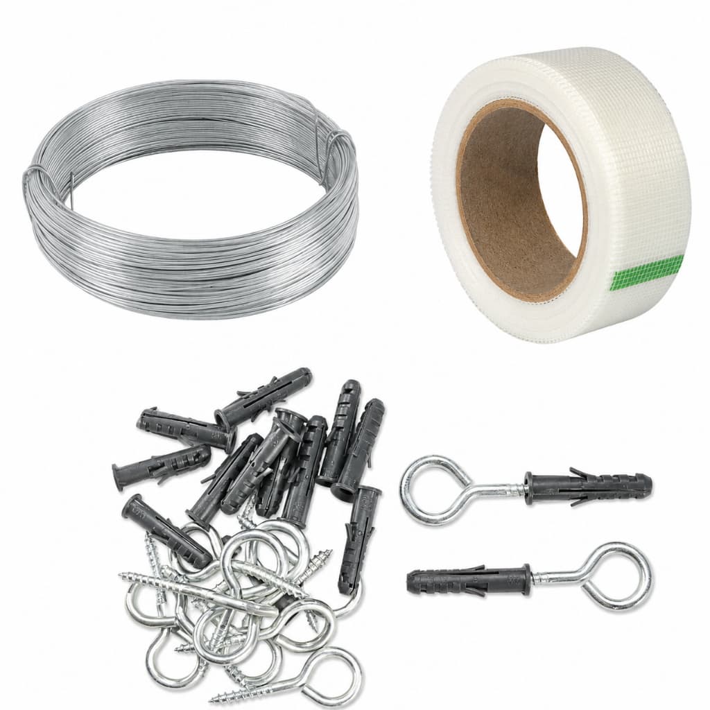 Kit Forro de Isopor EPS. Instalação de forro de isopor. Fita+Arame+Pitões. Escolha seu Kit completo