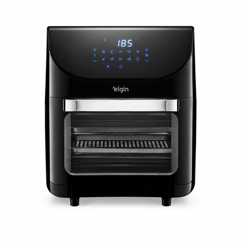 Fritadeira Elétrica Air Fryer Oven Elgin 12L 1900W 4 em 1 Digital 220V