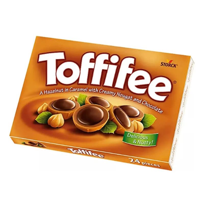 Chocolate Toffifee Storck 24 Unidades Importado Avelã Caramelo Chocolate e Nougat
