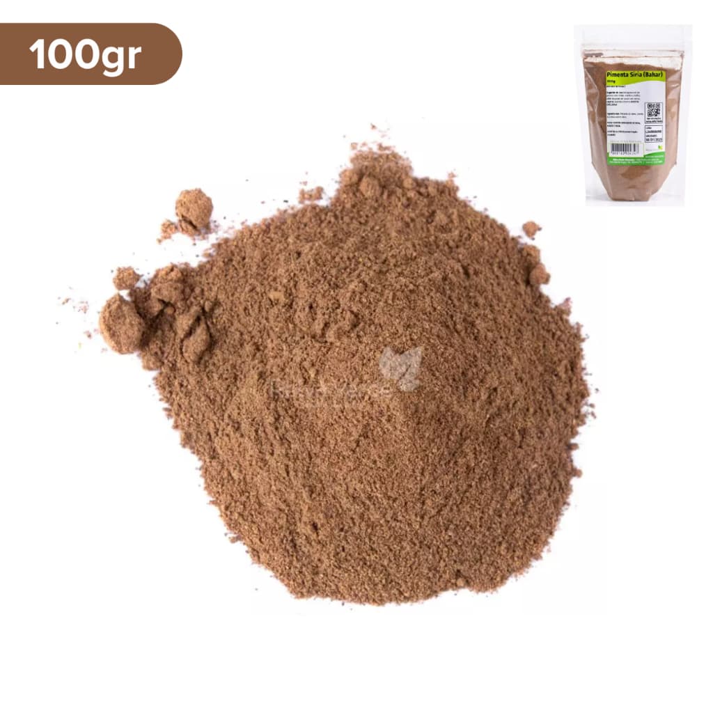 Tempero Pimenta Síria Bahar 100g Premium Vegana para Kibe, Kafta e Temperos Árabes Relva Verde