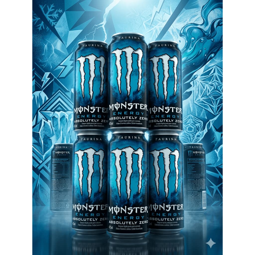 Energético Monster Absolutely Zero 473Ml Lata