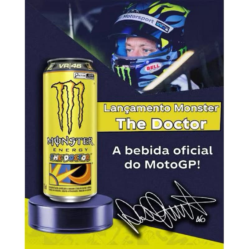 Novo Monster Valentino Rossi VR46The Doctor! Ultimas unidades! Edição limitada!