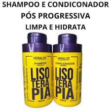 Kit Shampoo Condicionador Lisoterapia Hidratante Pós Quimica Original Hidralize - Envio Imediato