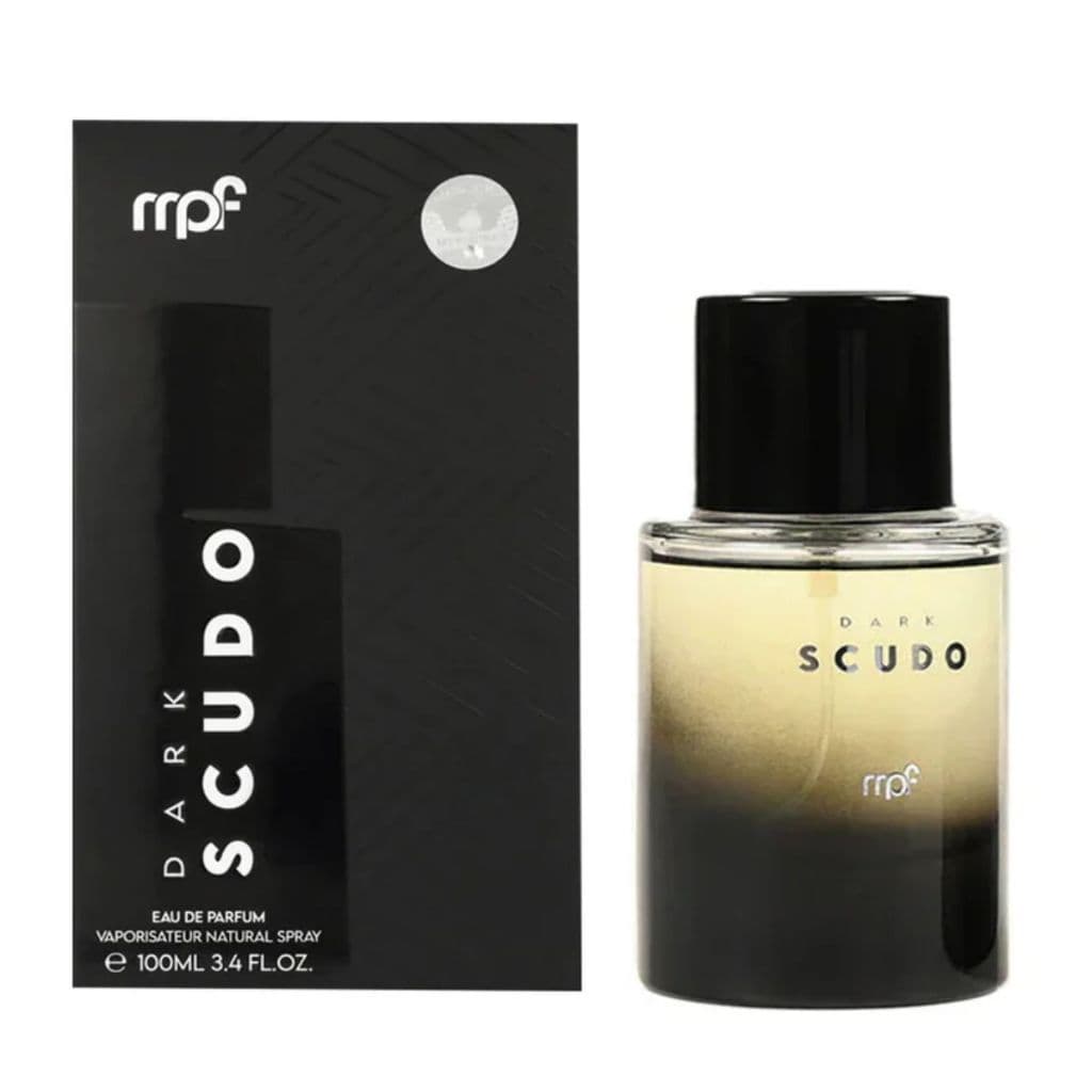 Perfume Dark Scudo MPF My Perfumes Eau de Parfum 100ml Árabe Original Masculino Luxo Importado EDP
