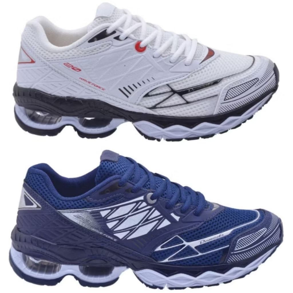TENIS MASCULINO KIT-2 PARES ESPORTIVO CAMINHADA TREINO ACADEMIA