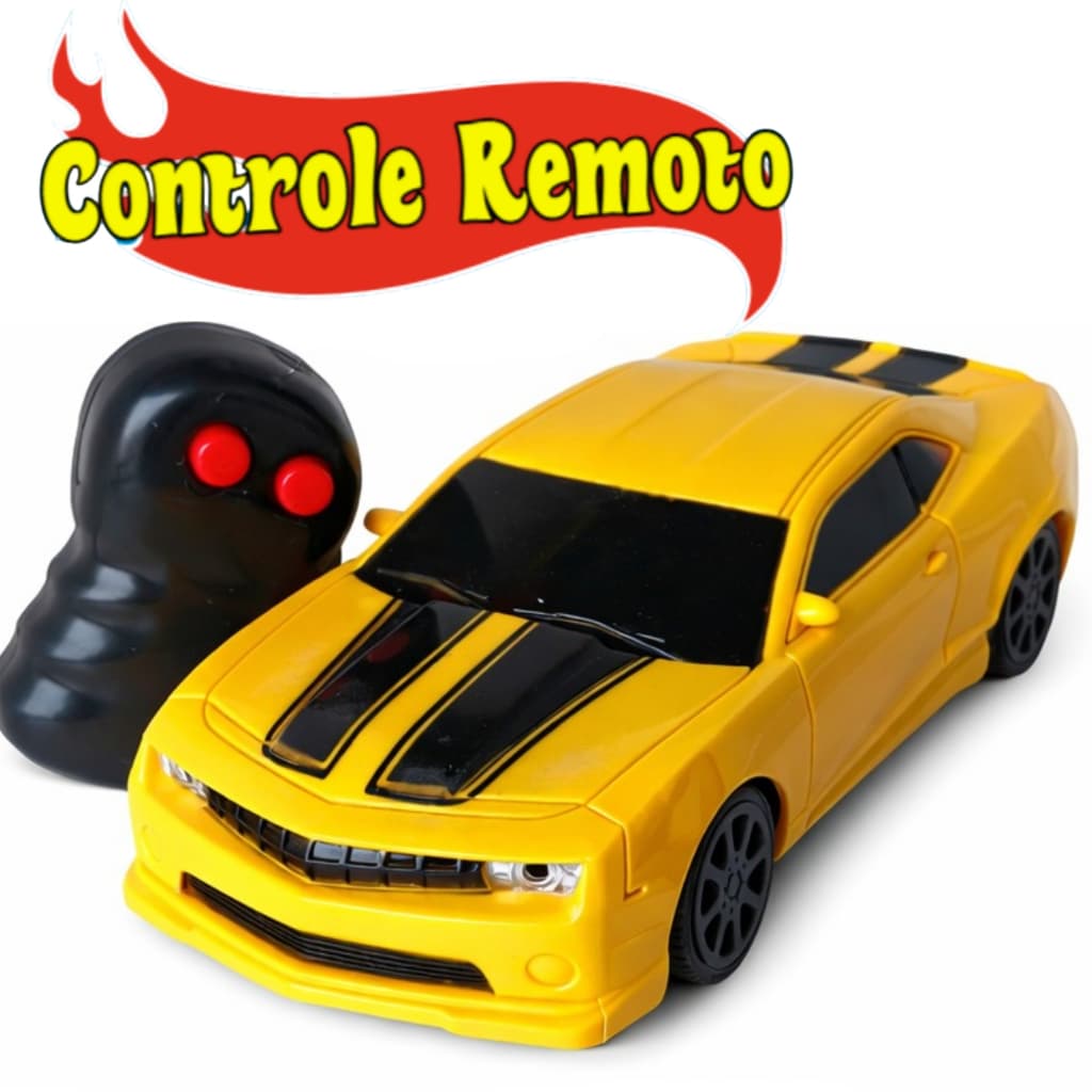 Carrinho de Controle Remoto A Pilha Com 2 Funções Carrinho Menino