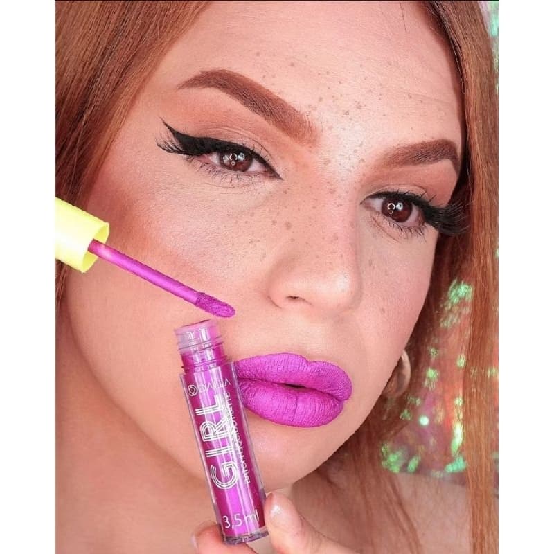 PROMO LEVE 2 PAGUE 1!! Batom Líquido Matte Dalla 3,5ml com Manteiga de Karité Hidratante