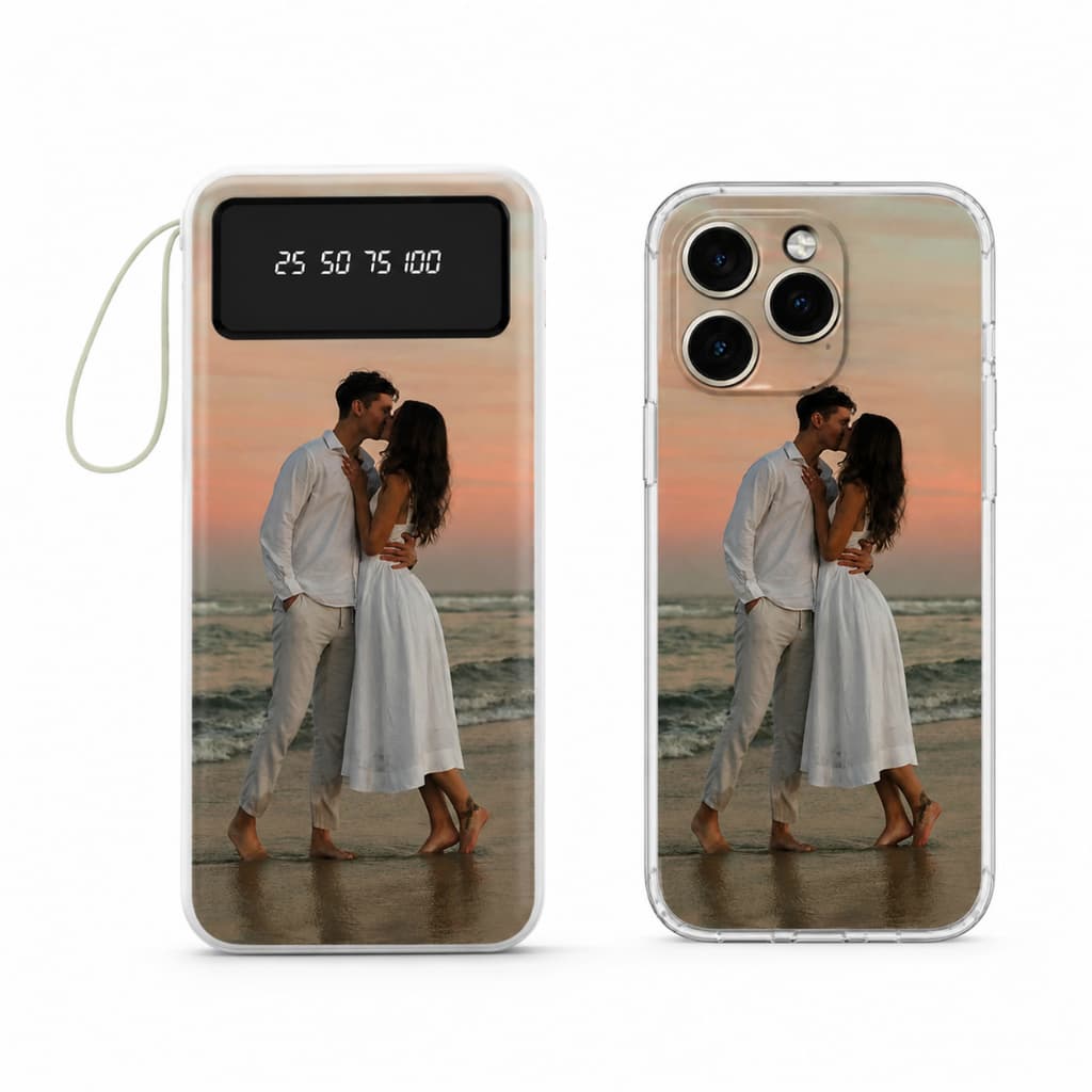 Kit Carregador portátil (powerbank)+capinha de celular personalizados com foto-Diversos Celulares