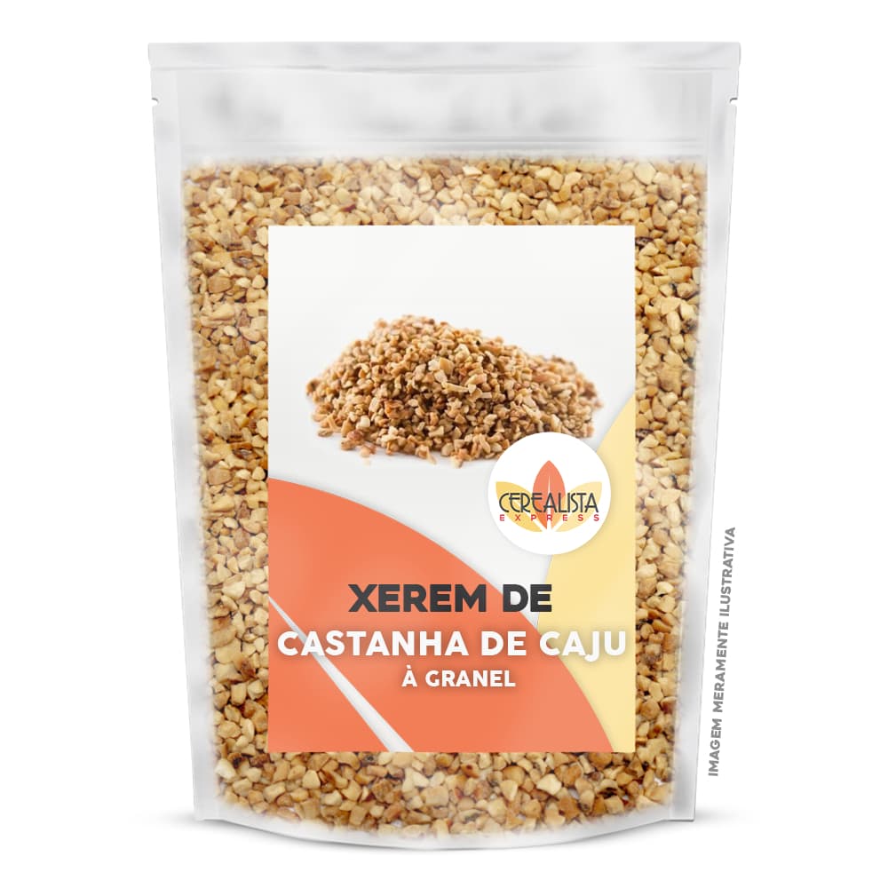 Xerem de Castanha de Caju Granel Oleaginosa Natural Snack Saudável