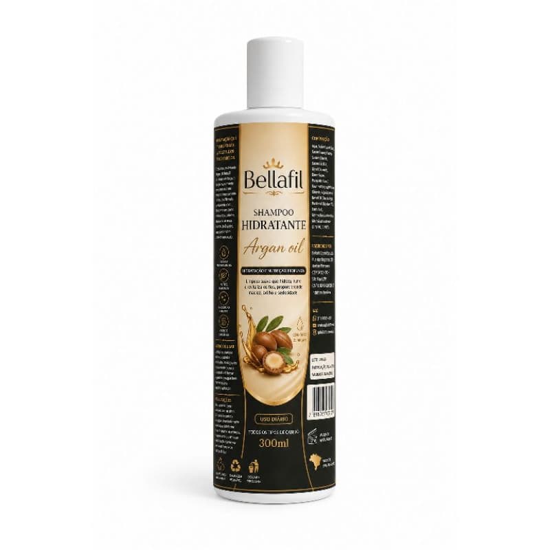 Shampoo hidratante Argan oil 1 litros.