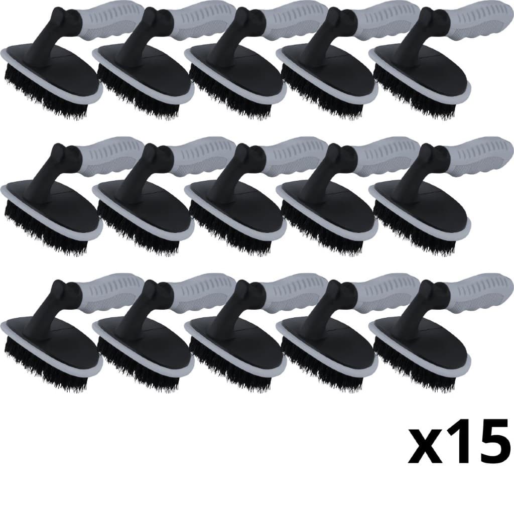 KIT 15 ESCOVAS DE LIMPEZA DE PNEUS AUTOMOTIVA CARRO MOTO CAMINHÃO RESISTENTE LIMPEZA PESADA