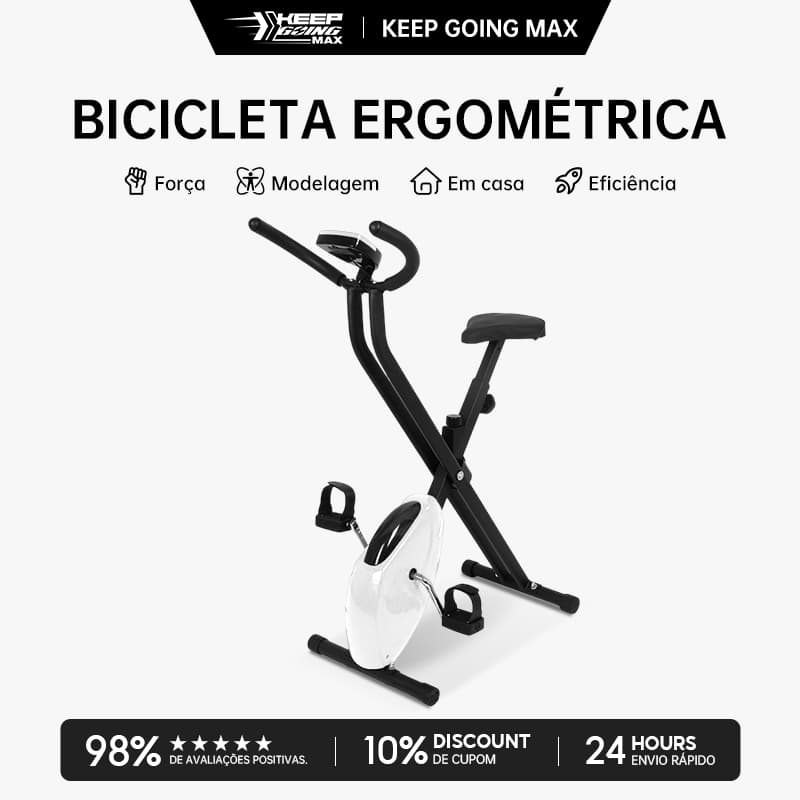 KEEP Bicicleta Ergométrica Interna Dobrável Vertical Com Resistência Magnética X-Bike