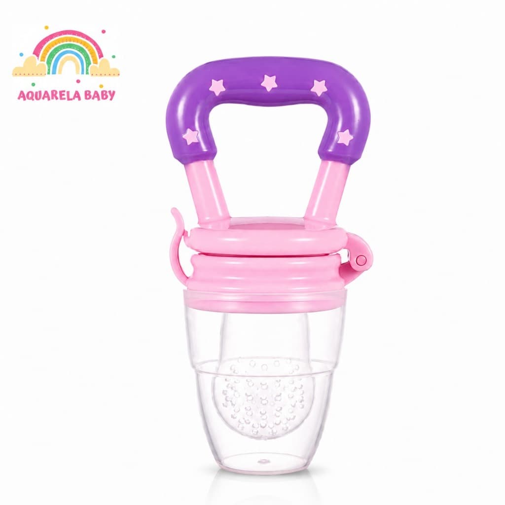 Chupeta Mordedor Porta Frutas Em Silicone Para Seu Bebê