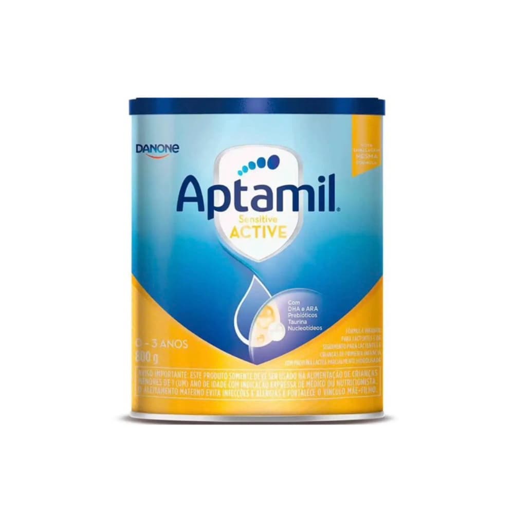 Fórmula Infantil em pó Aptamil Sensitive ACTIVE- Danone 800gr