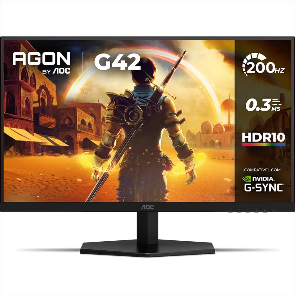Monitor Gamer AOC Agon 27G42HE 27" 200Hz 0.3ms IPS Outlet