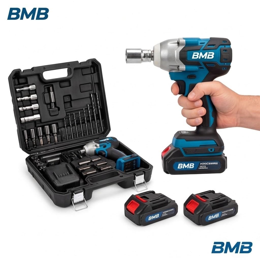 Chave de Impacto Parafusadeira Furadeira  48V com 2 Baterias Recarregáveis – Potente, Prática e Profissional