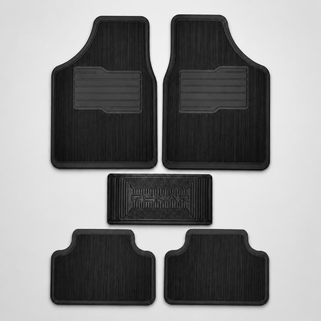 Jogo Tapete Automotivo Reforçado Premium Borracha Antiderrapante Universal