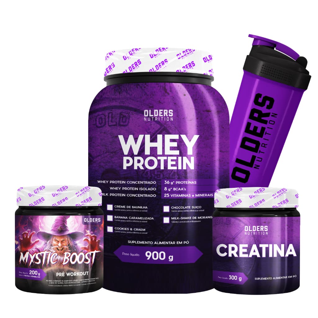 Combo Power: Whey, Creatina e Pré-Treino Para Superar Seus Limites