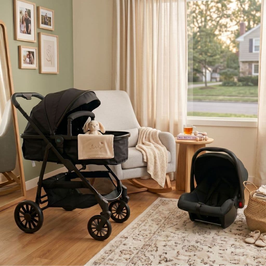 Carrinho de Bebê Travel System Move Duo com Bebê Conforto Nina