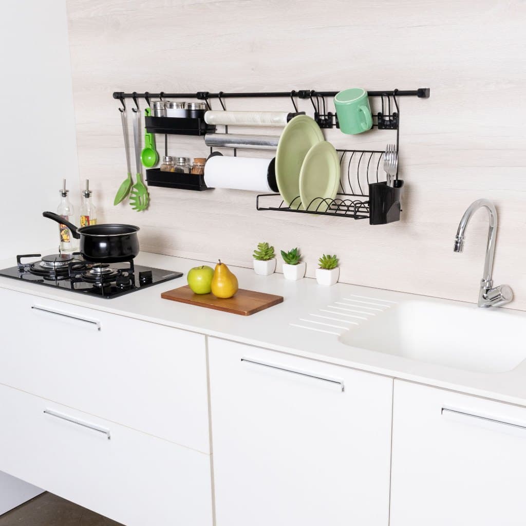 Kit 5 Cook Premium Aramado de Parede para Cozinha Organizador Multiuso