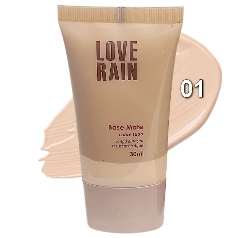 Base Liquida Mate Cobertura 24 Horas Love Rain 30ML