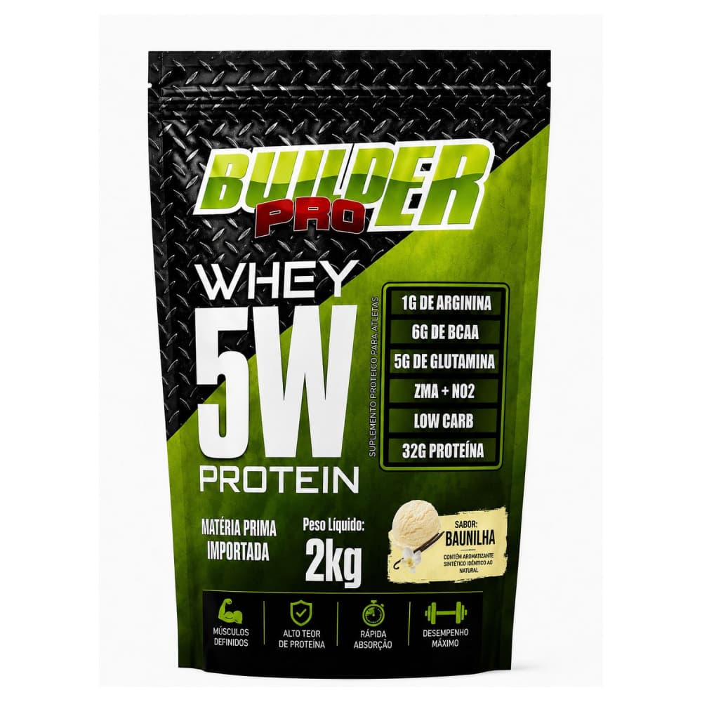 Whey Protein 5W - 2kg - Builder Pro