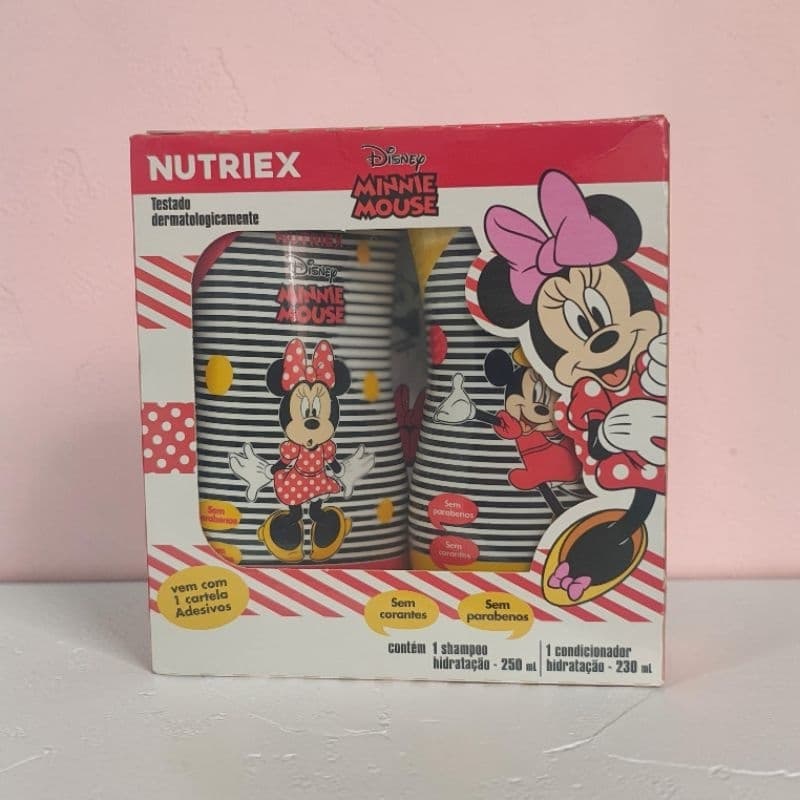 Kit Nutriex Minnie Shampoo 250ml + Condicionador Hidratante 230ml Infantil