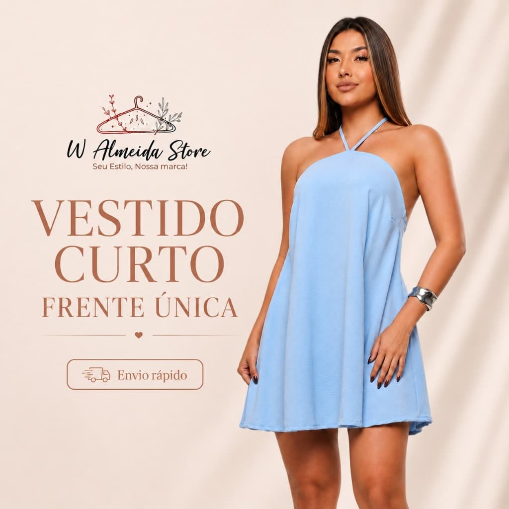 Vestido Curto Feminino Branco Vestidos Roupa Feminina