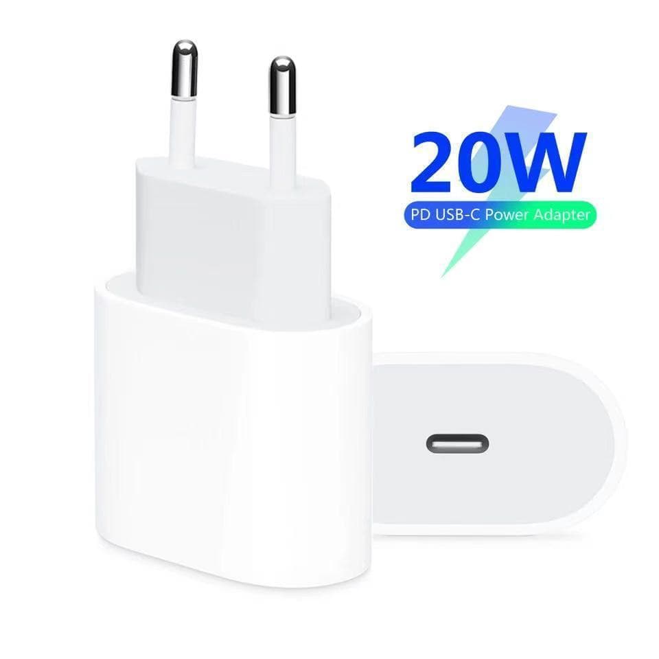 Kit Carregador De iPhone Fonte com Cabo Carregamento Rápido 1m PD 20w FLUX