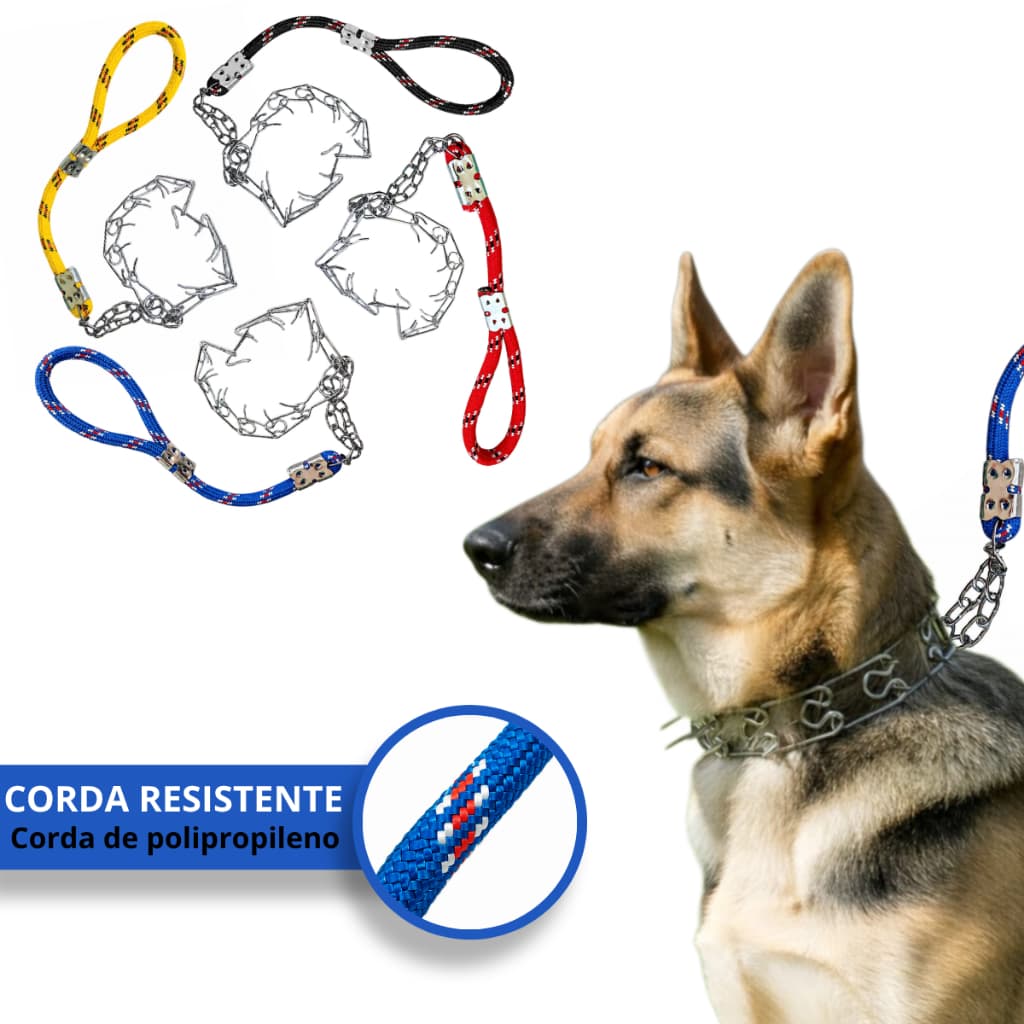 Guia Garra Para Cachorros Médio e Grande Porte Coleira De Pinos Para cachorro Pitbull Envio Imediato
