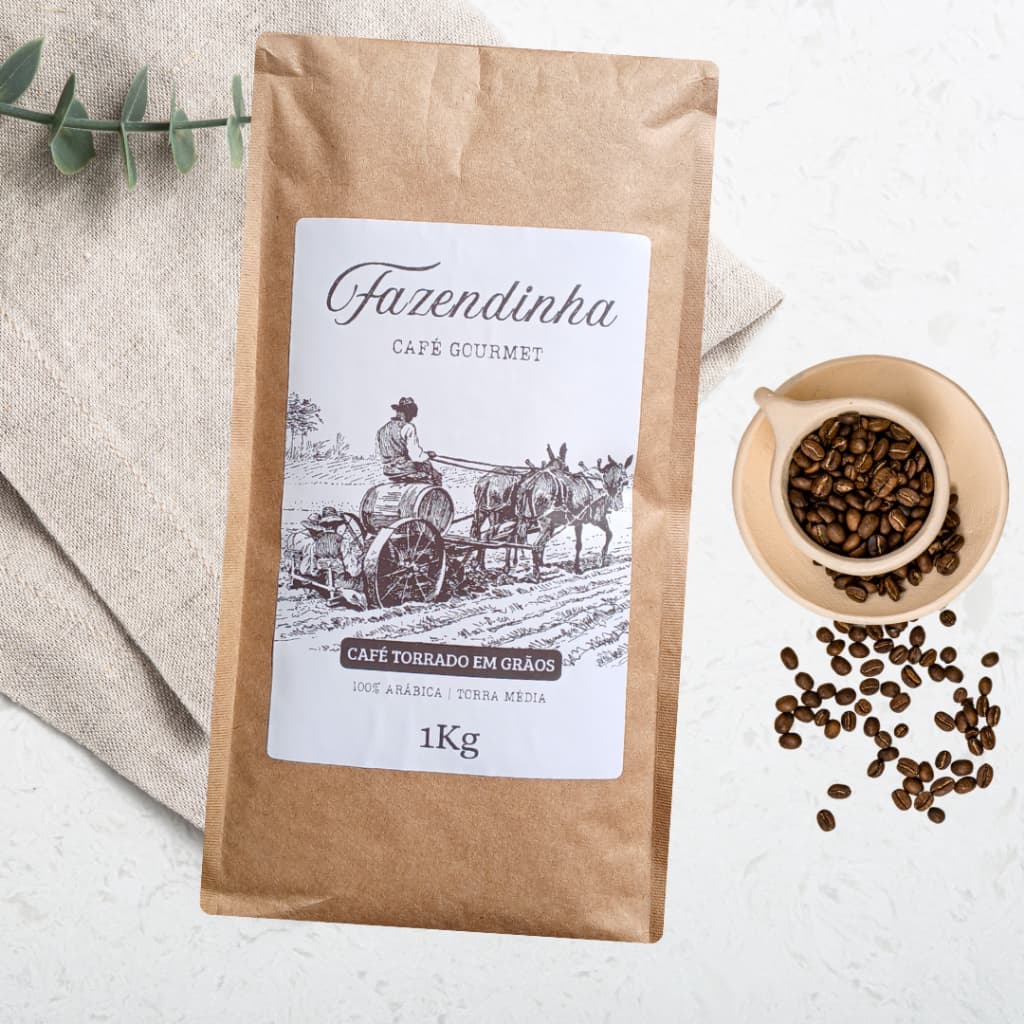 Café em Grãos Gourmet 1kg | 100% Arábica | Torra Fresca Semanal | Serra do Brigadeiro - Minas Gerais